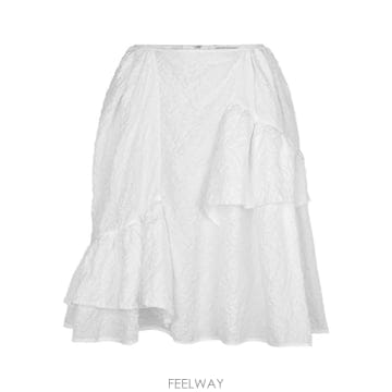 26 FW 세실리에 반센 러플 미디 스커트 124RTW17002 TP448041056