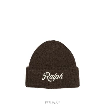 Ralph Lauren [V90]����  449P20248003COOPER BROWN ���� ���� ĸ ��Ŷ�� Wool Beanie wi[V90]����  449P20248003COOPER BROWN ���� ���� ĸ ��Ŷ