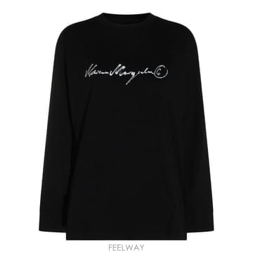 Maison Margiela [B47]�������������� S52GC0370M20258900 ���� Ƽ���� ���� ž BLACK COTTON HAN[B47]�������������� S52GC0370M20258900 ���� Ƽ���� ��