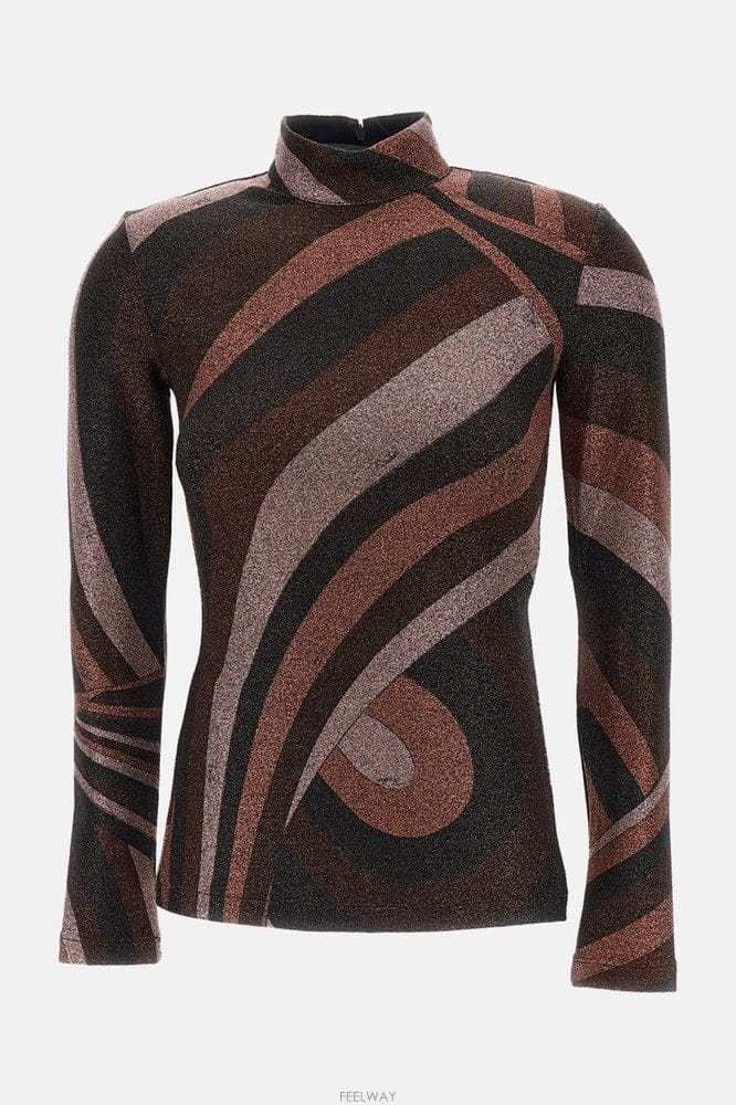 Emilio Pucci 26 F/W ���и��� Ǫġ ���̳� �緺�� ���� ž 6UJM136U86 B003230570826 F/W ���и��� Ǫġ ���̳� �緺�� ���� ž 6UJM136U86 