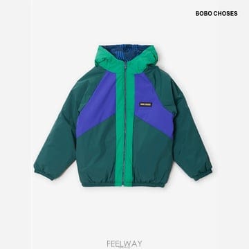 보보쇼즈 26FW 올모스트 모아레 올오버 아노락 양면자켓 B226AC099