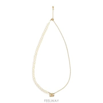26 FW 돌체앤가바나 DG 로고 펜던트 링크 네크리스 ZOO00 WNP2P1W1111