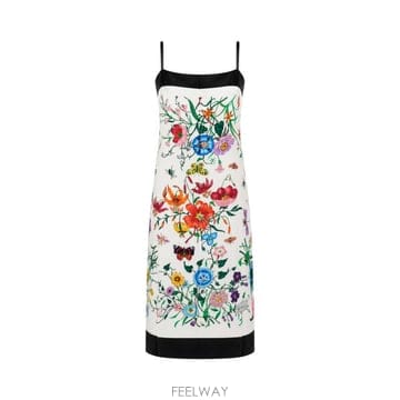 GUCCI 26FW ���� ����Ʈ ��ũ Ʈ�� �巹�� 874124ZAU95 9097 Bianco26FW ���� ����Ʈ ��ũ Ʈ�� �巹�� 874124ZAU95 9097 Bia