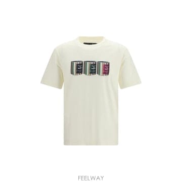 26FW 바버 반팔 티셔츠 MTS1697 WH32 CREAM
