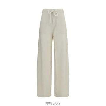 26FW 막스마라 스트레이트 팬츠 2621336012600 001 CREAM