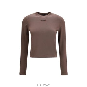 Jacquemus 26FW ��ũ���� �׷α׷� �ΰ� �ս����� Ƽ���� TSW00155AJ00124 850 BROWN26FW ��ũ���� �׷α׷� �ΰ� �ս����� Ƽ���� TSW00155AJ
