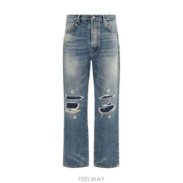 26FW 마르지엘라 스트레이트 팬츠 S67LA0053M30066 965 LIGHT BLUE