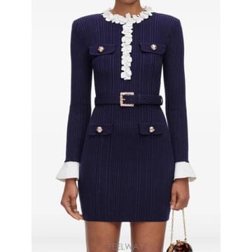 Self Portrait 26FW ���� ��Ʈ����Ʈ ���ǽ� AW26 101S N NAVY BLUE26FW ���� ��Ʈ����Ʈ ���ǽ� AW26 101S N NAVY BLUE