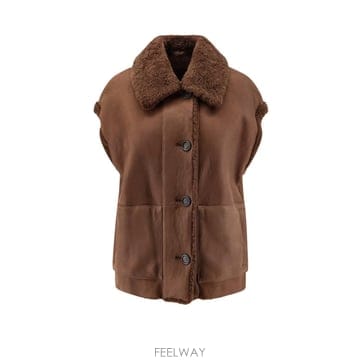 인더샵 BRUNELLO CUCINELLI 브루넬로 쿠치넬리 브라운 베스트