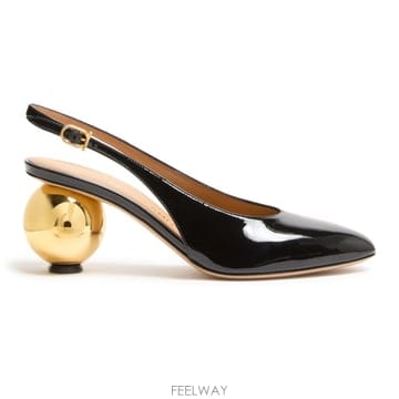 Ferragamo ���Ϲ߼� ��󰡸� Spherical heel slingback pumps���Ϲ߼� ��󰡸� Spherical heel slingback pumps