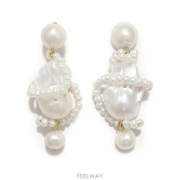 | Other Brand | ���Ϲ߼� COMPLETEDWORKS Pearl and recycled gold vermeil earrings���Ϲ߼� COMPLETEDWORKS Pearl and recycled gold vermei