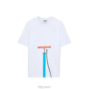 엠에스지엠 그래픽 프린트 티셔츠