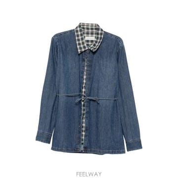 Dries Van Noten 26FW �帮�� �� ��ư ž 4415 010700 504 BLUE26FW �帮�� �� ��ư ž 4415 010700 504 BLUE