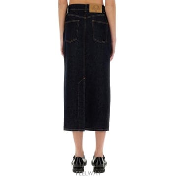 25 S/S 모스키노 롱 데님 스커트 01260422_0510 B0041607154