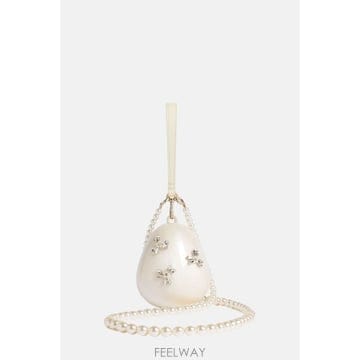 26 F/W 시몬 로샤 펄 크로스바디 마이크로 에그 백 WITH EM B0032309317