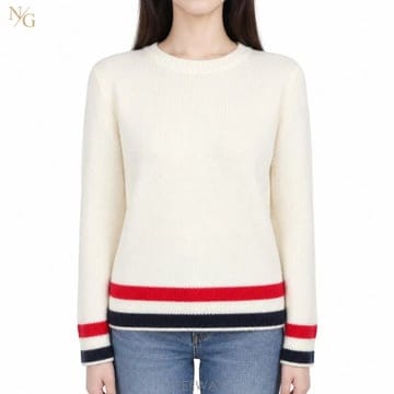 [정품/당일출고] 톰브라운 여성 RWB 스트라이프 크루넥 니트 스웨터 38 / 55
