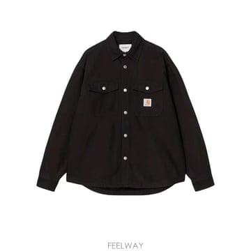 26FW 칼하트 WIP 셀비 셔츠 I035305 89XX BLACK