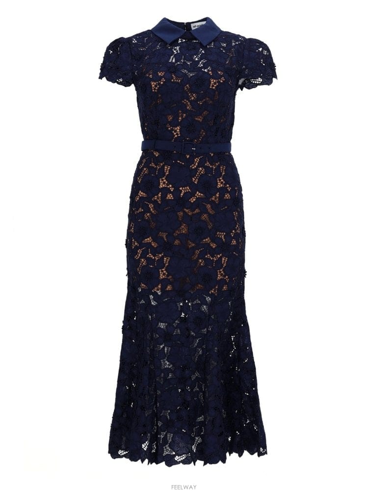Self Portrait 26 S/S ���� ��Ʈ����Ʈ ���̽� �̵� �巹�� RS26-171M-N B004196079226 S/S ���� ��Ʈ����Ʈ ���̽� �̵� �巹�� RS26-171M-N 