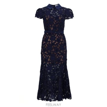 26 S/S 셀프 포트레이트 레이스 미디 드레스 RS26-171M-N B0041960792