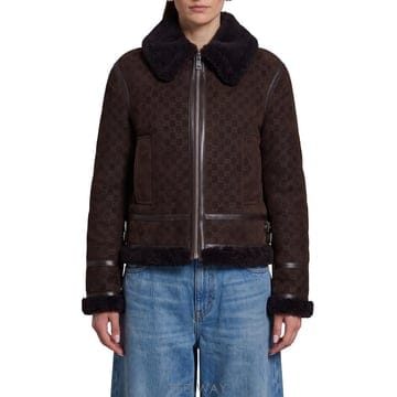 26 F/W 구찌 스웨이드 레더 & 시어링 자켓 835526XSAGB B0022294789