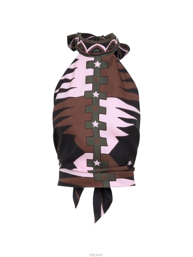 Emilio Pucci ���и��� Ǫġ ����Ʈ ��ũ ž 6URM436U831052 B0712309601���и��� Ǫġ ����Ʈ ��ũ ž 6URM436U831052 B071230960