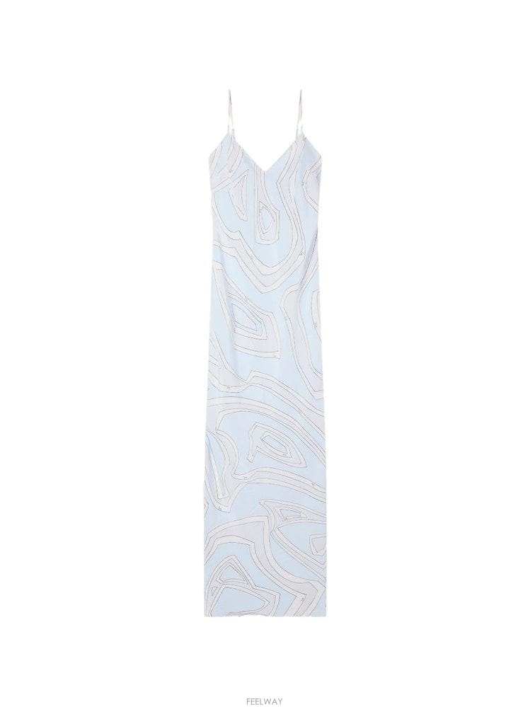 Emilio Pucci ���и��� Ǫġ ��ũ �� �巹�� 6URI266U743016 B0712309610���и��� Ǫġ ��ũ �� �巹�� 6URI266U743016 B071230961