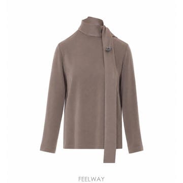 26 F/W 파비아나 필리피 탑 인 ENVER 사틴 TPD226F68 B0012309260
