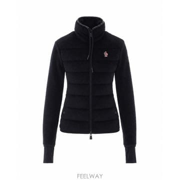 26 F/W 몽클레어 로고 지퍼 업 가디건 8G000 10./809E B0012309263