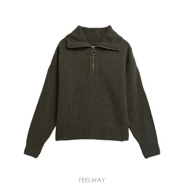 바버 LAVENSDALE QUARTERZIP 점퍼 LKN1579OL B0192308371