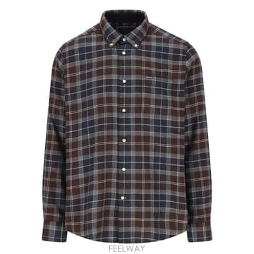 바버 CHECKPATTERN 코튼 셔츠 MSH4991TN38 B0192308378