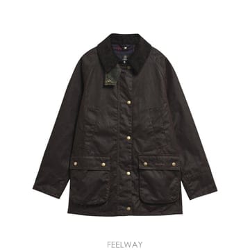바버 ACORN WAXED 자켓 LWX0752RU71 B0192308412