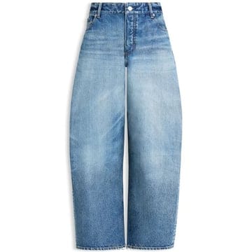 알라이아 로데오 페이드 와이드레그 진 AA9P1406D020DA20 B0192308458