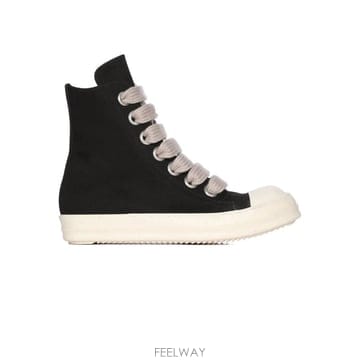 릭오웬스 다크쉐도우 JUMBOLACE SNEAKS 인 블랙 13OZ B0302309412