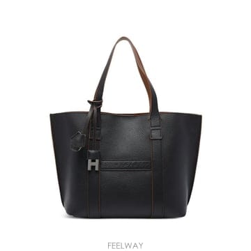 호간 HOGAN SCRIPT 쇼핑 백 스몰 블랙 KBW01WA020 B0302308029