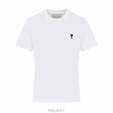 26 F/W 아미 아미 드 꾀흐 로고 티셔츠 FTS347/724100 B0012293869