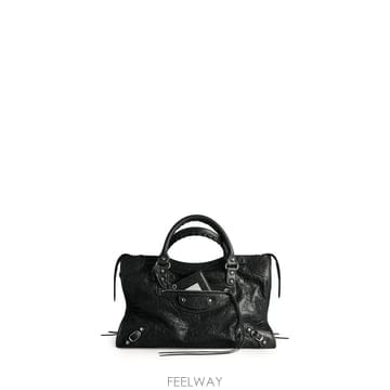 26 F/W 발렌시아가 미디엄 르 시티 백 인 블랙 8657602AC B0022294824