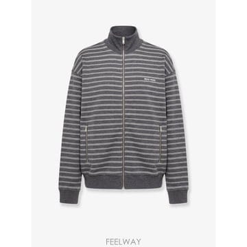 미우미우 스트라이프 코튼 맨투맨 MJLA69SOOO174VF052N B0652294544