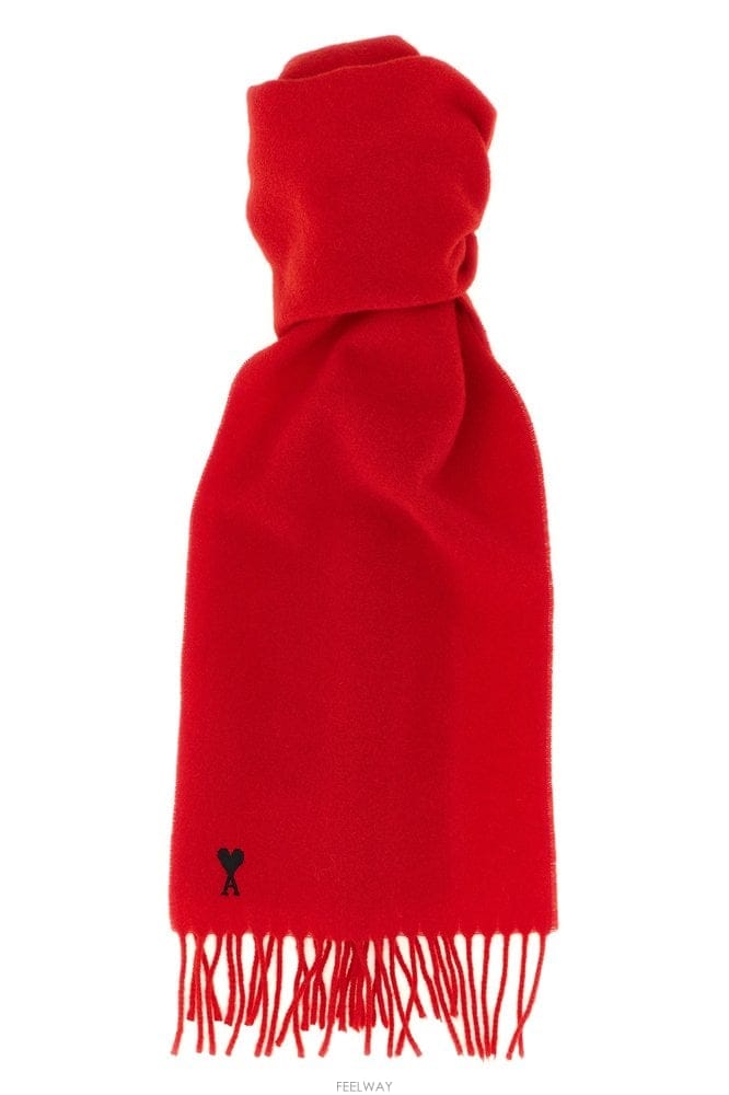 Ami �ƹ� QUOTAWOOLSCARFWITHAMIDECOEUREMBROI B0442292622�ƹ� QUOTAWOOLSCARFWITHAMIDECOEUREMBROI B0442292622