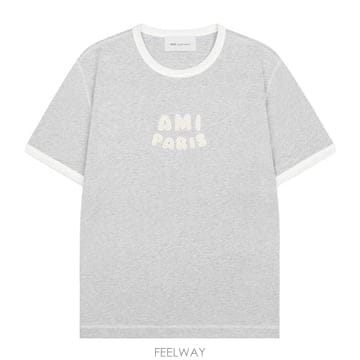 아미 UTS371 724 A079 코튼 반팔 티셔츠