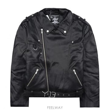 와이프로젝트 JACK95-S24 BLACK 바이커 자켓