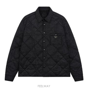 프라다 SC826M 17XT F0002 패딩 캐시미어 셔츠