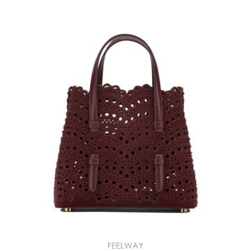 Alaia 26FW �˶��̾� �� ���̺� ���� ī����Ų �̳� 20 �� AA1S06720I282320 Bordeaux26FW �˶��̾� �� ���̺� ���� ī����Ų �̳� 20 �� AA1