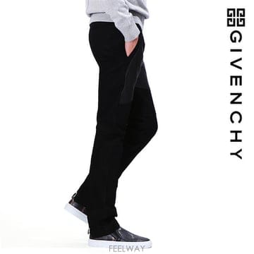 지방시 15SS 0908 469 001 양가죽 배색 팬츠