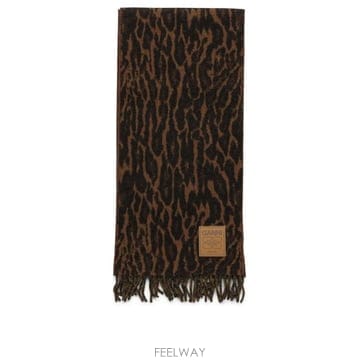 26FW 가니 머플러 스카프 B3020243ZZB Brown