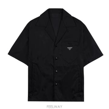 프라다 SC449 1WQ8 F0002 리나일론 반팔 셔츠