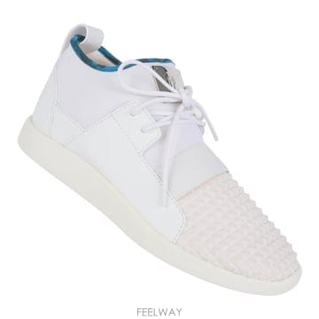 쥬세페자노티 RM80027 BIANCO 실버 메탈 스니커즈