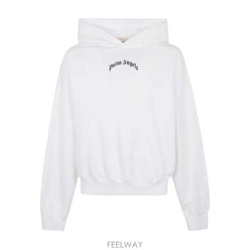 Palm Angels 25FW �ʾ����� �ĵ� Ƽ���� PMBB17EF25FLE004 0310 OFF WHITE BLACK25FW �ʾ����� �ĵ� Ƽ���� PMBB17EF25FLE004 0310 OFF WH