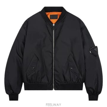 프라다 SGB903 1WQ8 F0002 리나일론 봄버 자켓