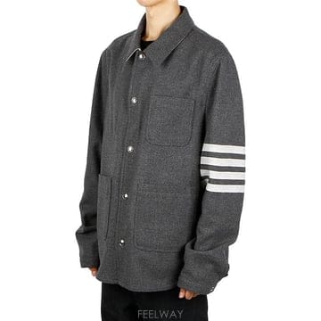 톰브라운 MJO220U F0522 035 유틸리티 패치 포켓 자켓