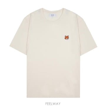 메종키츠네 PM00107KJ7026 0063 폭스 헤드 레귤러핏 티셔츠
